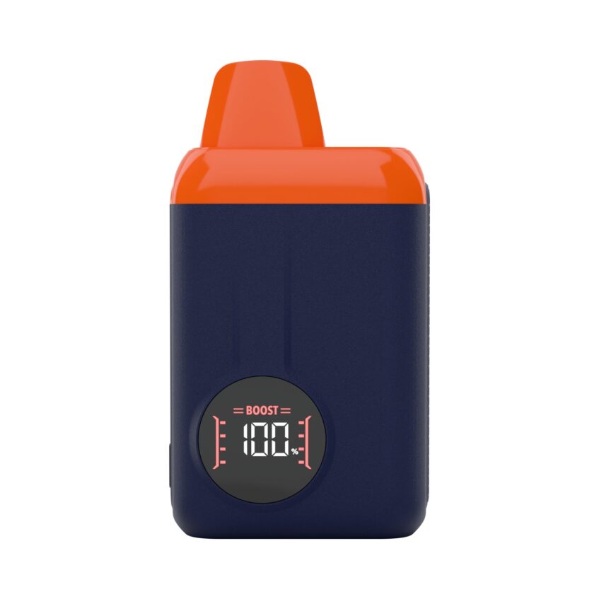 CCELL TurBoom 2.0 mL navy front view with BOOST display