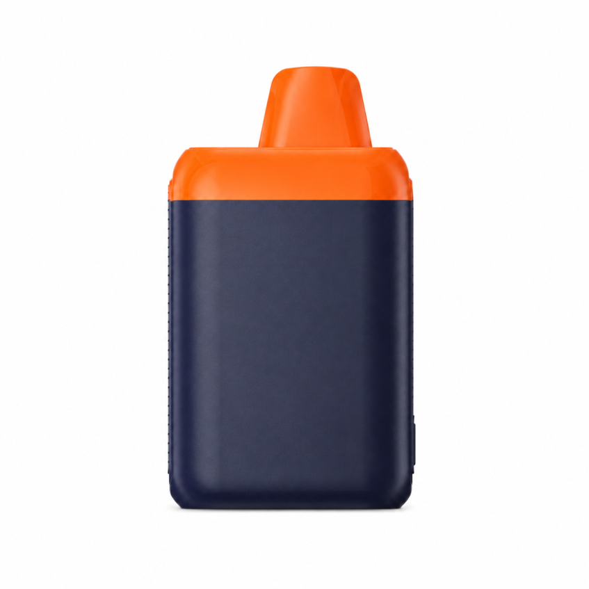 CCELL TurBoom 2.0ml in navy blue and orange — back view