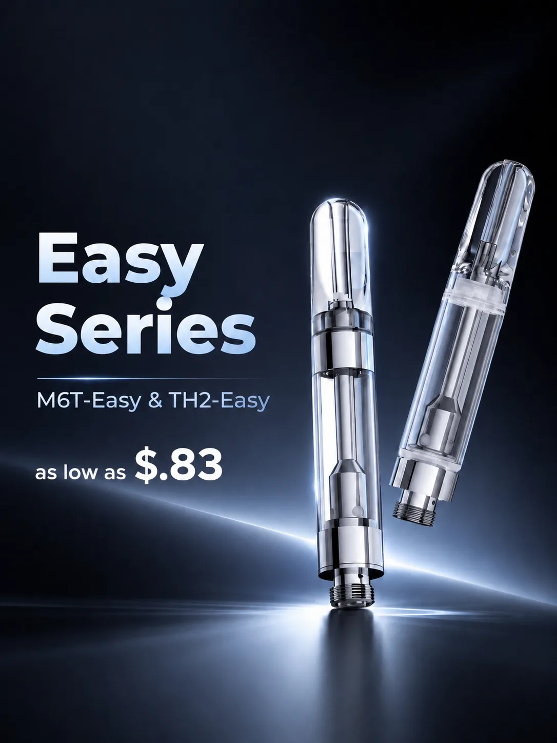 CCELL Easy Series cartridge mobile homepage hero