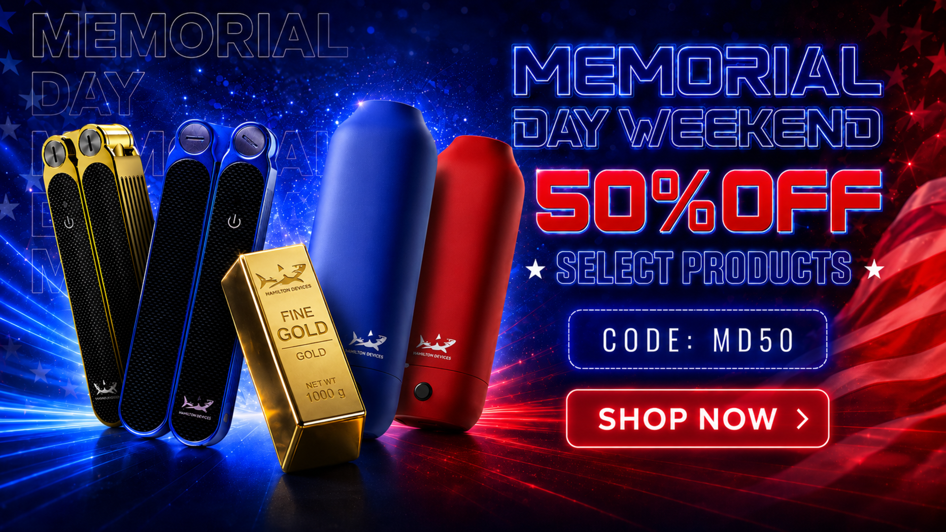 memorial day select products banner 1920x1080
