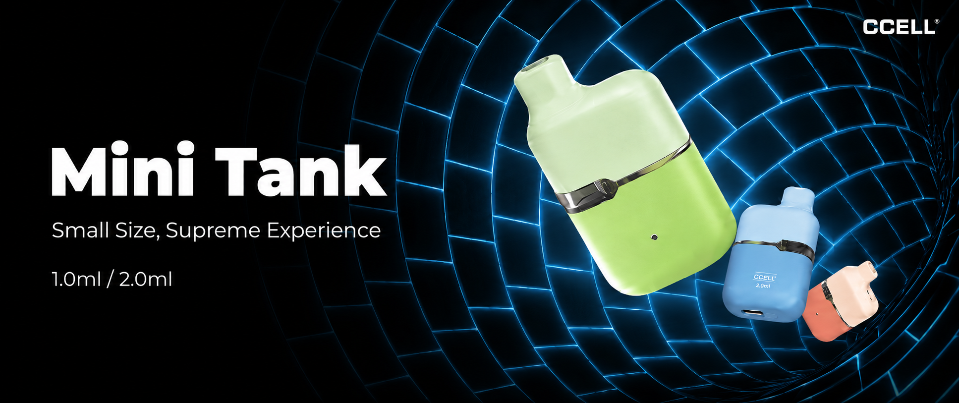 Mini Tank 1.0ml and 2.0ml hero image