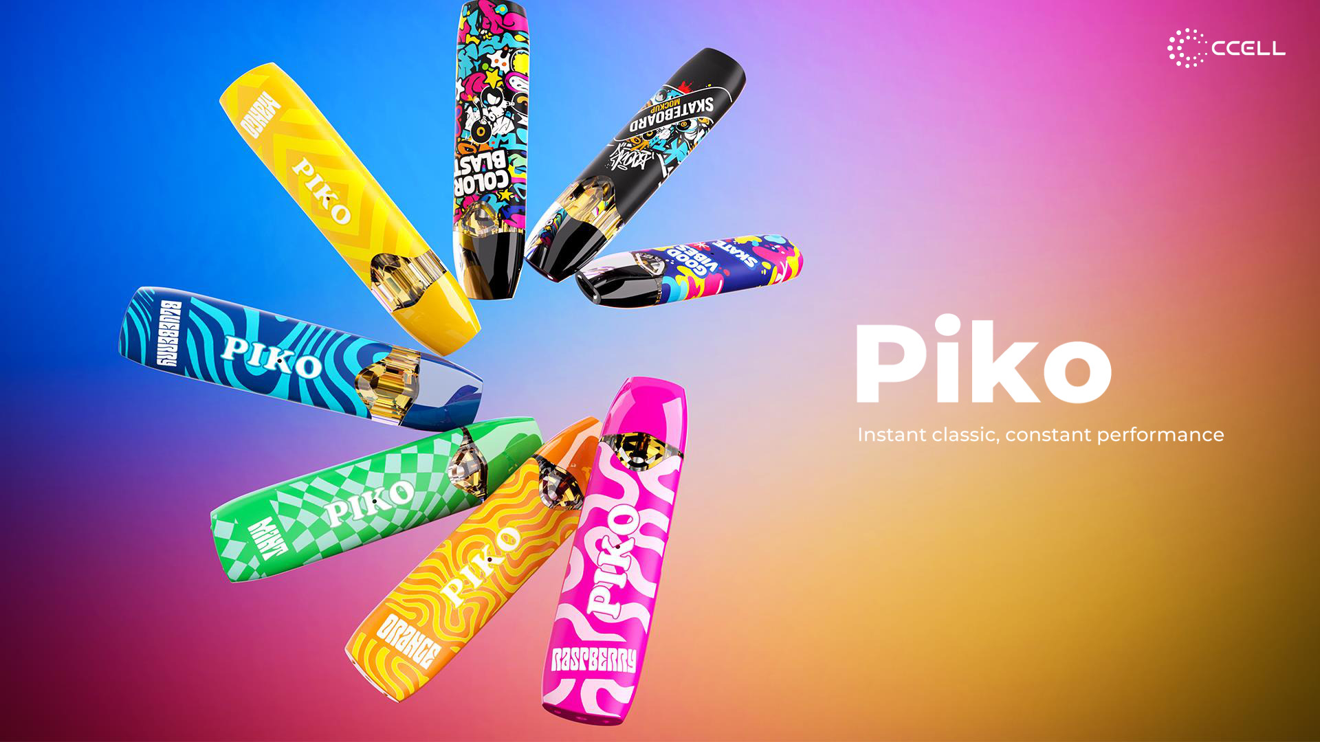 CCELL Piko customizable colorways