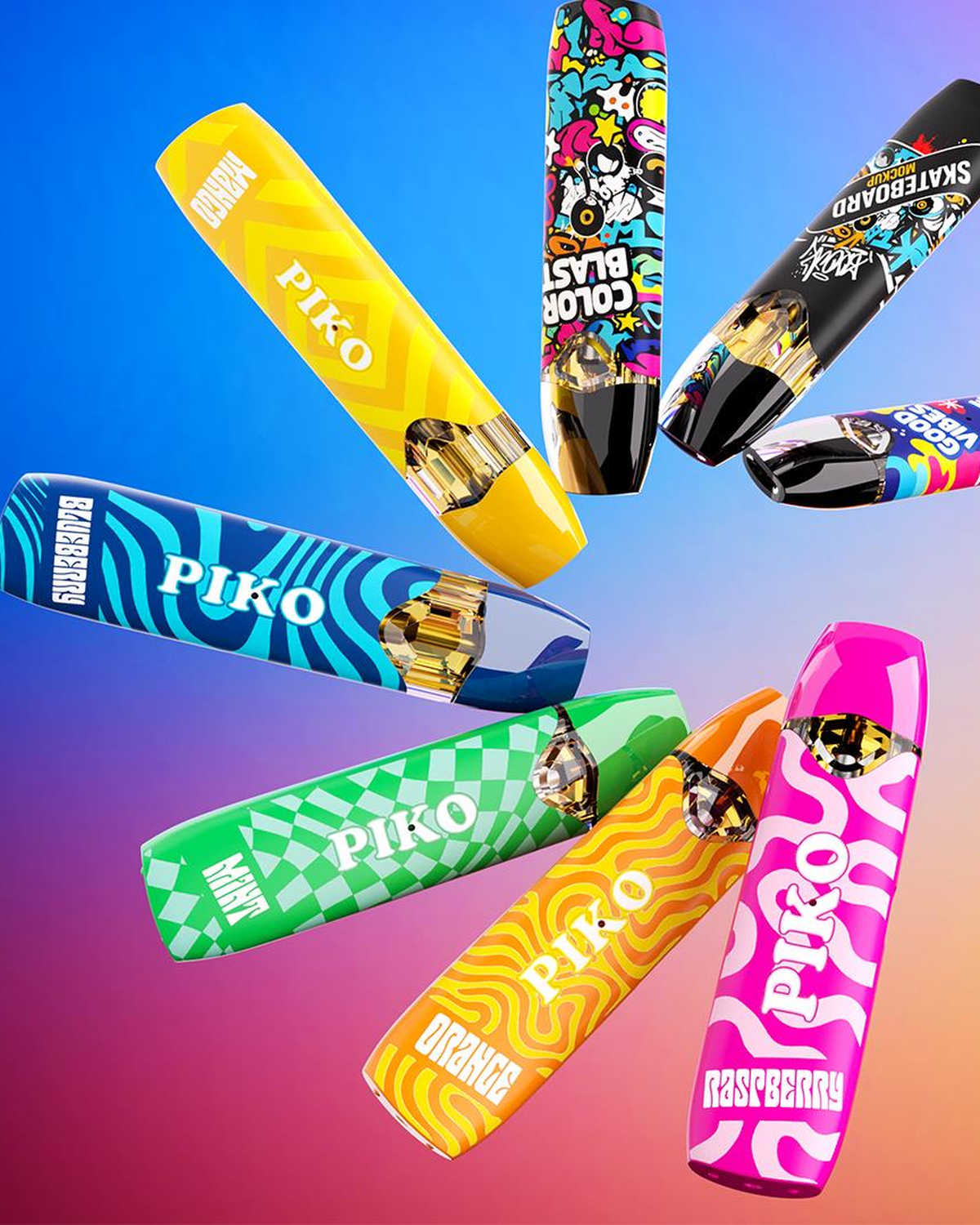 CCELL Piko colorways mobile view