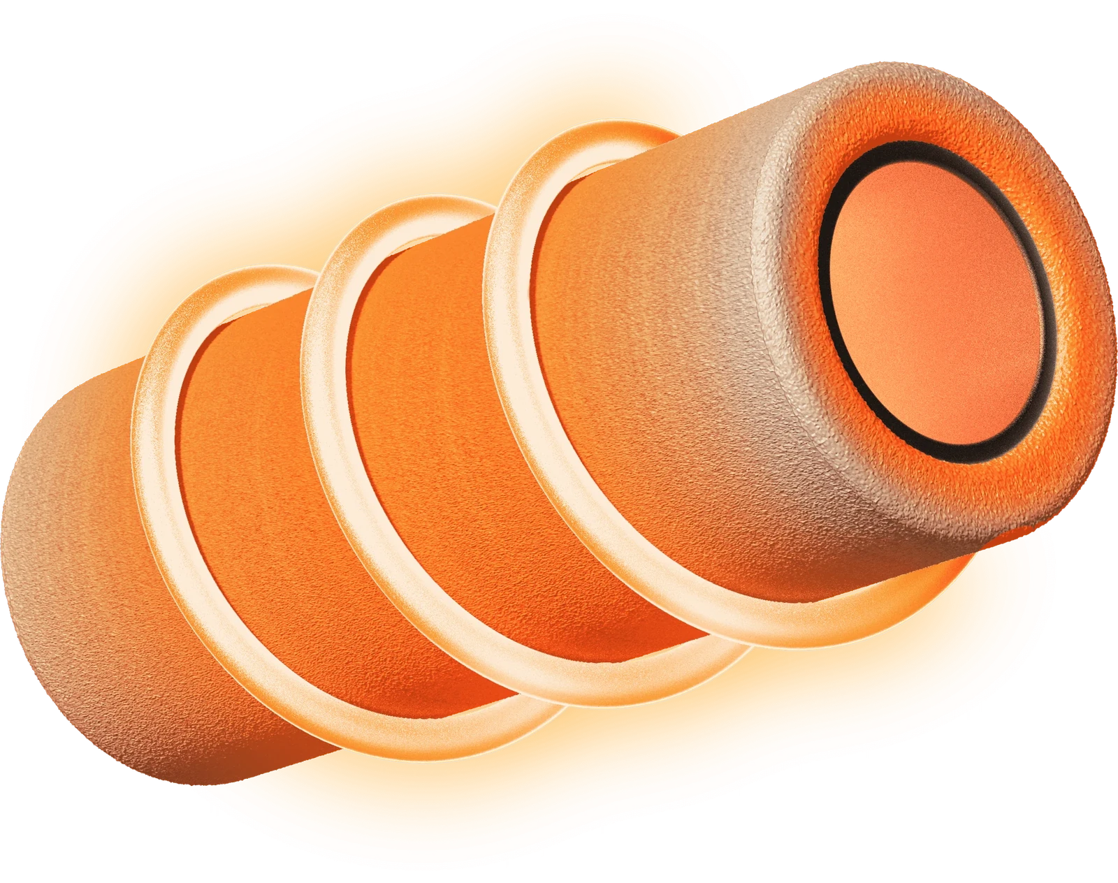 HeRo heating core with glowing heating zones